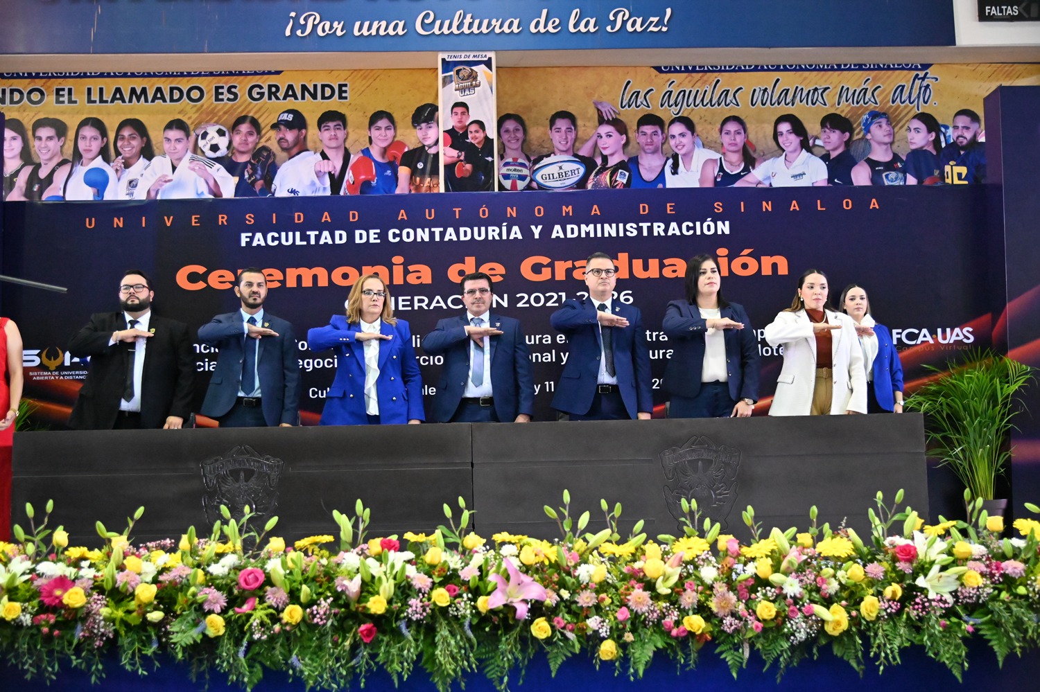 Fortalece la UAS el desarrollo económico de Sinaloa con 750 nuevos egresados de la Facultad de Contaduría y Administración, generación 2021-2026