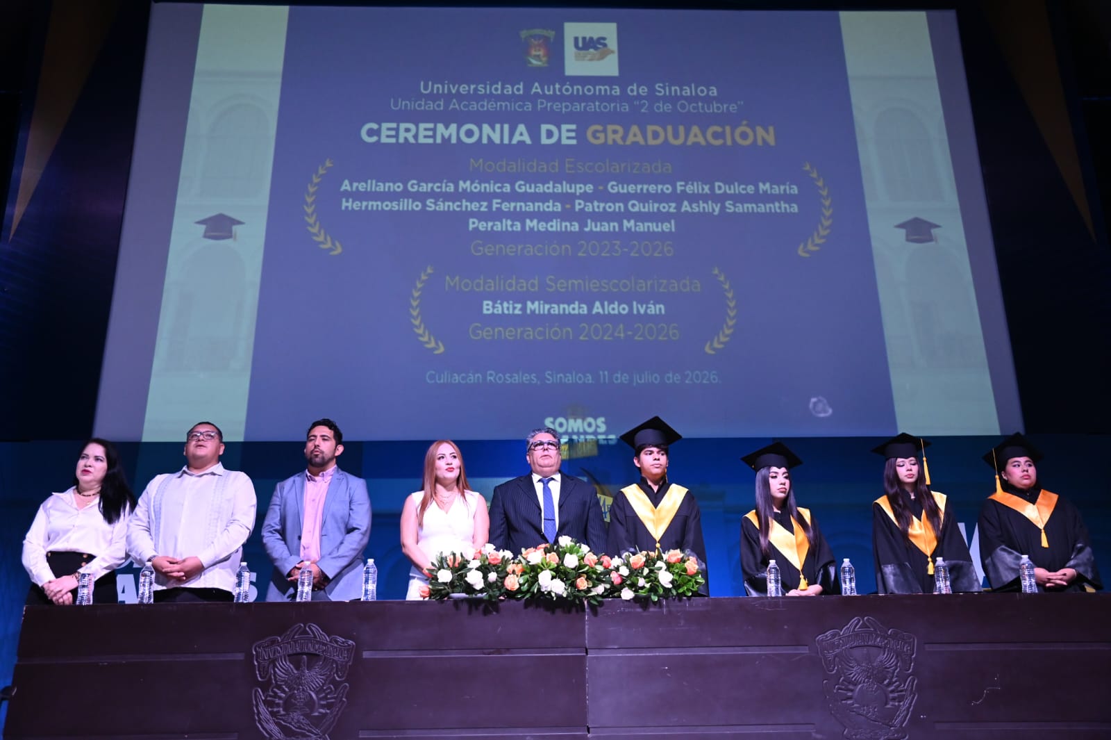 ¡Compromiso con la educación de calidad! Culminan sus estudios de bachillerato más de 200 estudiantes de la Preparatoria 2 de Octubre de la UAS