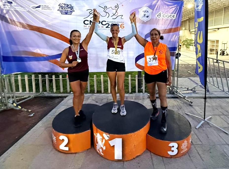 ¡Orgullo UAS! Con una inspiradora historia de vida, la atleta Bertha Alicia Cañedo brilla en el Campeonato Nacional Máster con 8 medallas