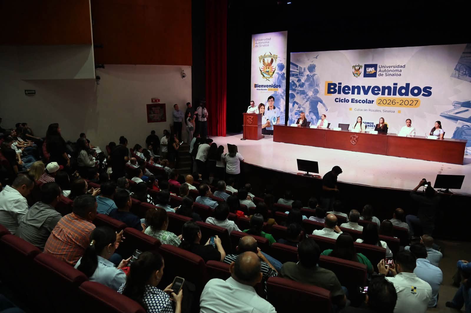Encabeza el Rector Jesús Madueña inauguración formal del Ciclo Escolar 2026-2027 en la UAS; da la bienvenida a más de 160 mil estudiantes con cobertura universal y calidad académica consolidada