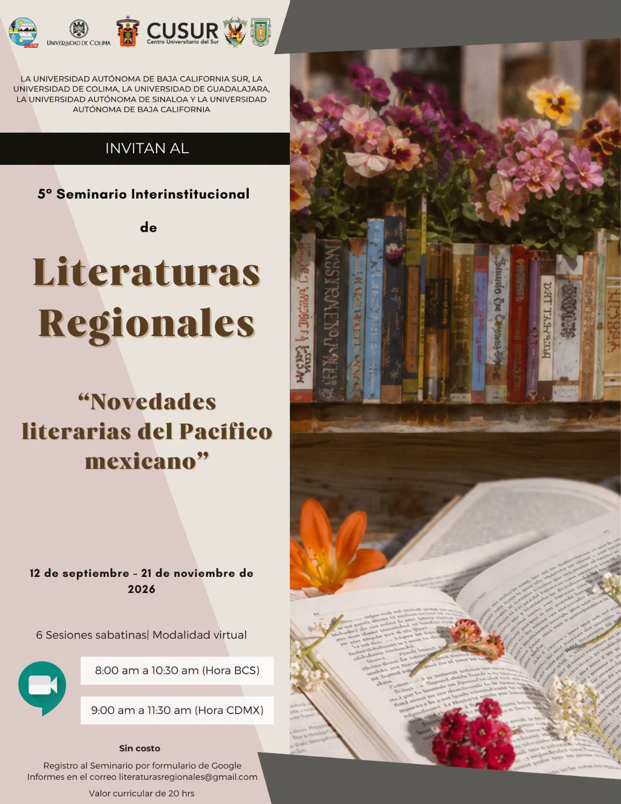 La UAS será sede coorganizadora del Quinto Seminario Interinstitucional de Literaturas Regionales; analizarán las nuevas expresiones del Pacífico Mexicano