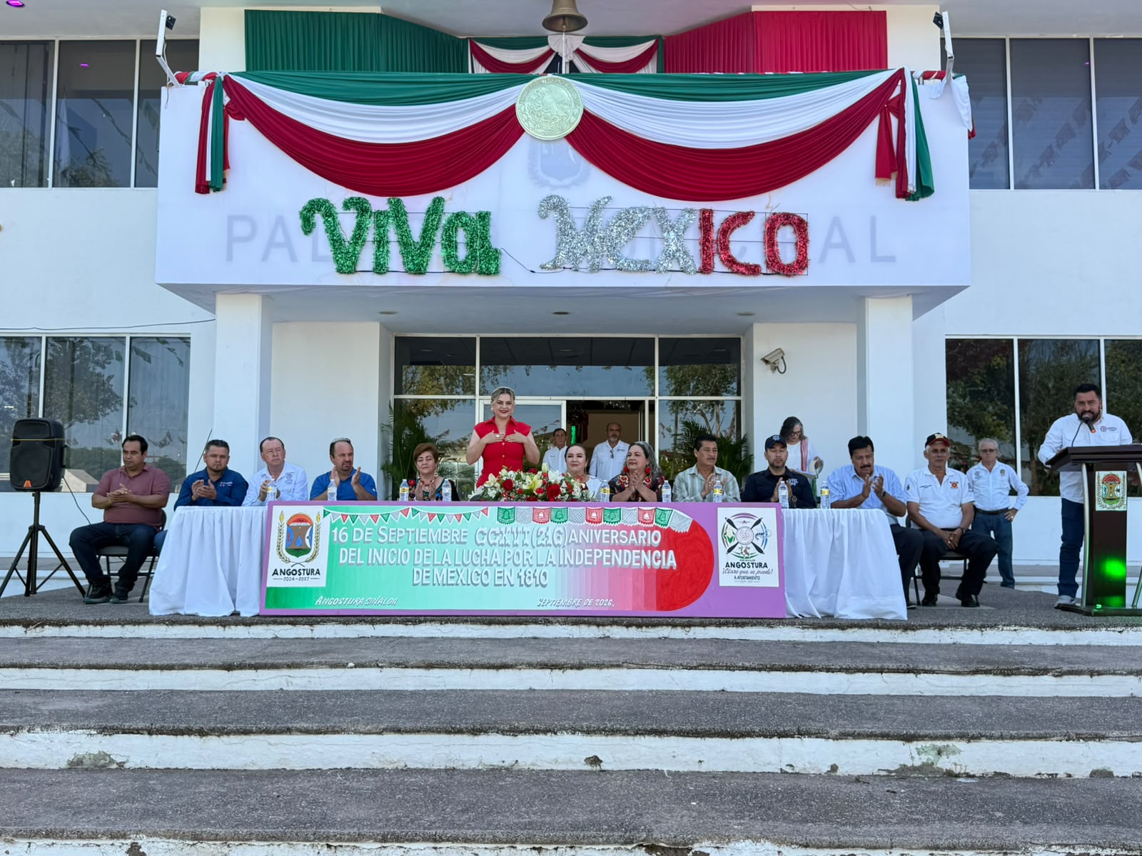 Angostura conmemora el Grito de Independencia de México