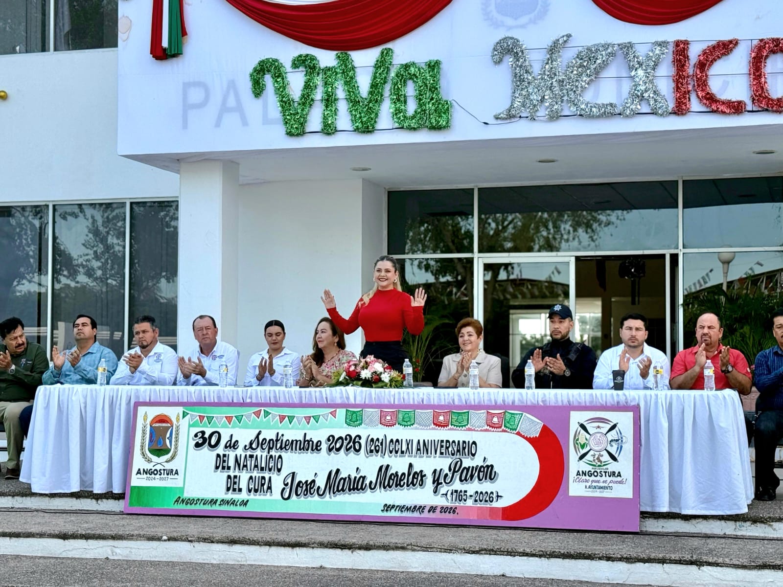 Conmemoran en Angostura el 261 aniversario del natalicio de José María Morelos y Pavón