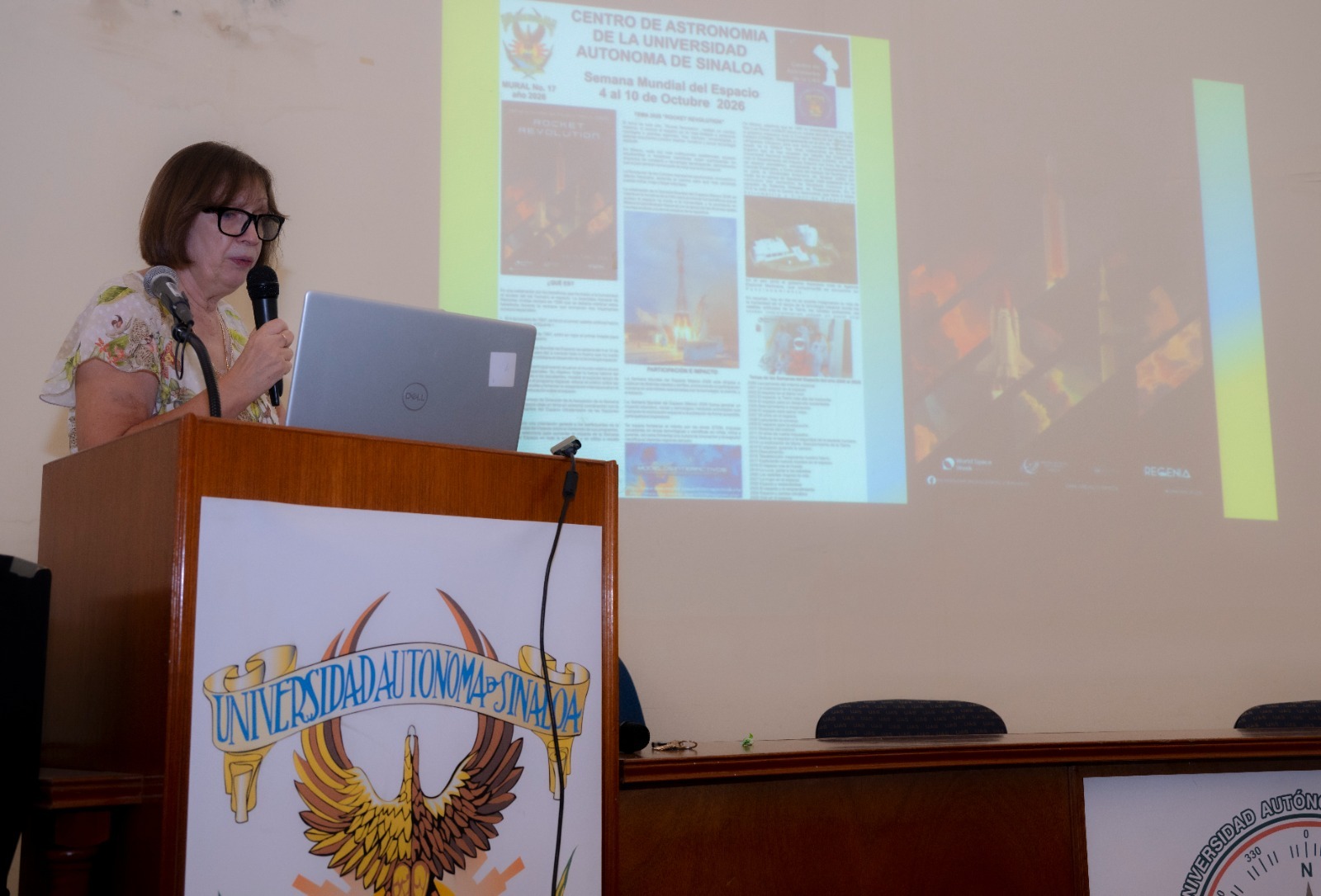 Con llamados a la innovación y al avance científico, la UAS celebra la Semana Mundial del Espacio con la ponencia magistral de la investigadora Tatiana Kokina